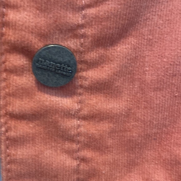 Nanette Lepore Pink Corduroy coat jacket with sherpa collar Large - Picture 5 of 7